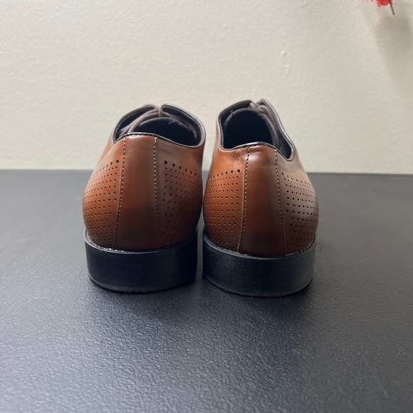 🌹 Kenneth Cole Men's Unlisted Lesson Plan Brown Business Shoes 12 Casual Work - Picture 2 of 13